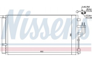 Nissens Συμπυκνωτής, σύστ. Κλιματισμού - 940351