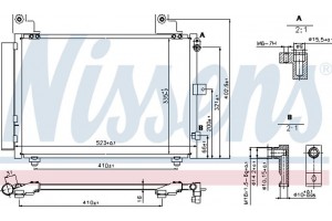 Nissens Συμπυκνωτής, σύστ. Κλιματισμού - 940359