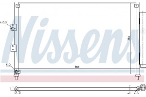 Nissens Συμπυκνωτής, σύστ. Κλιματισμού - 940362