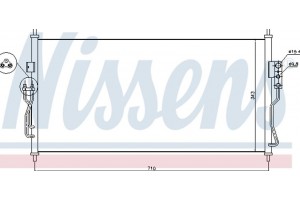 Nissens Συμπυκνωτής, σύστ. Κλιματισμού - 940363