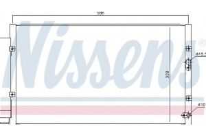 Nissens Συμπυκνωτής, σύστ. Κλιματισμού - 940366