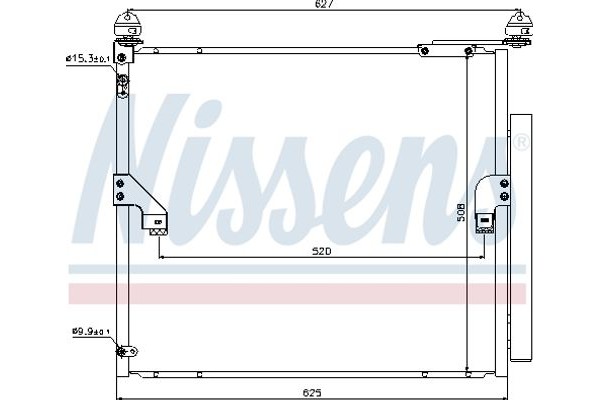 Nissens Συμπυκνωτής, σύστ. Κλιματισμού - 940367