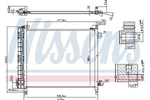 Nissens Συμπυκνωτής, σύστ. Κλιματισμού - 940372