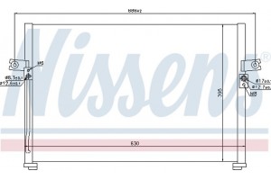 Nissens Συμπυκνωτής, σύστ. Κλιματισμού - 94038