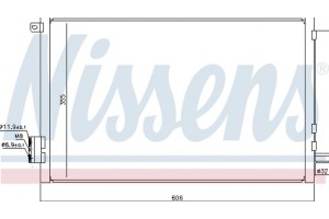 Nissens Συμπυκνωτής, σύστ. Κλιματισμού - 940396