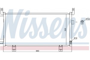 Nissens Συμπυκνωτής, σύστ. Κλιματισμού - 940437