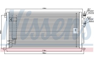 Nissens Συμπυκνωτής, σύστ. Κλιματισμού - 940439