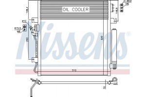 Nissens Συμπυκνωτής, σύστ. Κλιματισμού - 940461