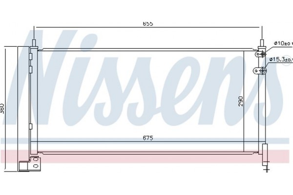 Nissens Συμπυκνωτής, σύστ. Κλιματισμού - 940487