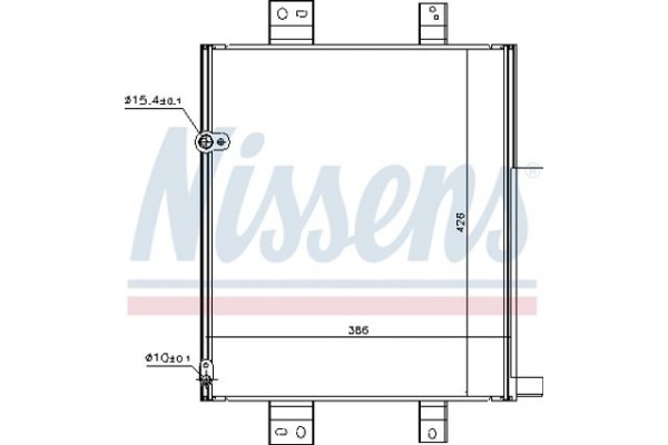 Nissens Συμπυκνωτής, σύστ. Κλιματισμού - 940492