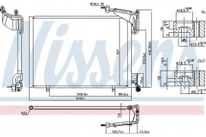 Nissens Συμπυκνωτής, σύστ. Κλιματισμού - 940528