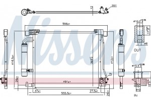 Nissens Συμπυκνωτής, σύστ. Κλιματισμού - 940555