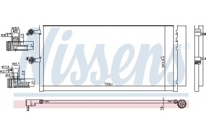 Nissens Συμπυκνωτής, σύστ. Κλιματισμού - 941069
