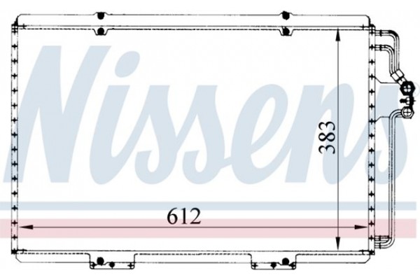 Nissens Συμπυκνωτής, σύστ. Κλιματισμού - 94133