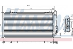 Nissens Συμπυκνωτής, σύστ. Κλιματισμού - 94255