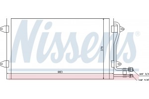Nissens Συμπυκνωτής, σύστ. Κλιματισμού - 94258