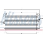 Nissens Συμπυκνωτής, σύστ. Κλιματισμού - 94262