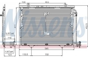Nissens Συμπυκνωτής, σύστ. Κλιματισμού - 94284