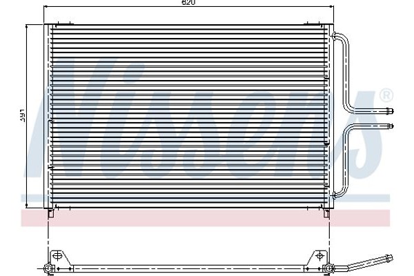 Nissens Συμπυκνωτής, σύστ. Κλιματισμού - 94322