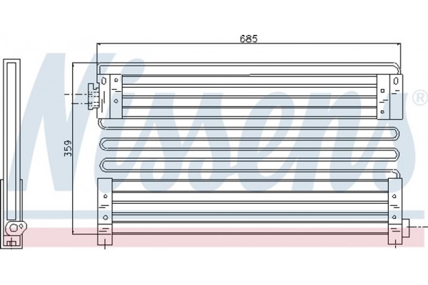 Nissens Συμπυκνωτής, σύστ. Κλιματισμού - 94388
