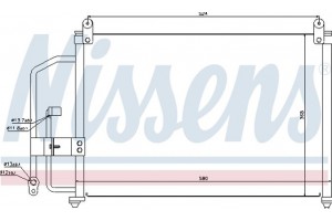 Nissens Συμπυκνωτής, σύστ. Κλιματισμού - 94412