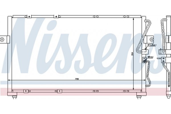 Nissens Συμπυκνωτής, σύστ. Κλιματισμού - 94418