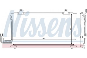 Nissens Συμπυκνωτής, σύστ. Κλιματισμού - 94419