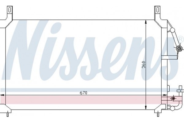Nissens Συμπυκνωτής, σύστ. Κλιματισμού - 94424