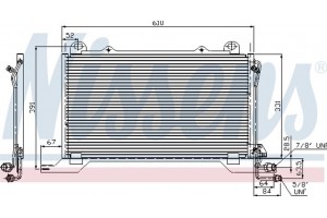 Nissens Συμπυκνωτής, σύστ. Κλιματισμού - 94425