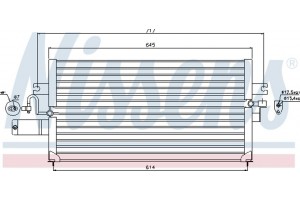 Nissens Συμπυκνωτής, σύστ. Κλιματισμού - 94427