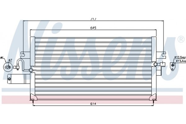Nissens Συμπυκνωτής, σύστ. Κλιματισμού - 94427