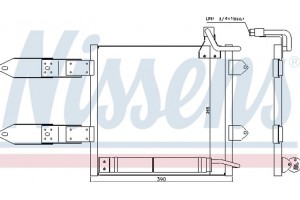 Nissens Συμπυκνωτής, σύστ. Κλιματισμού - 94443