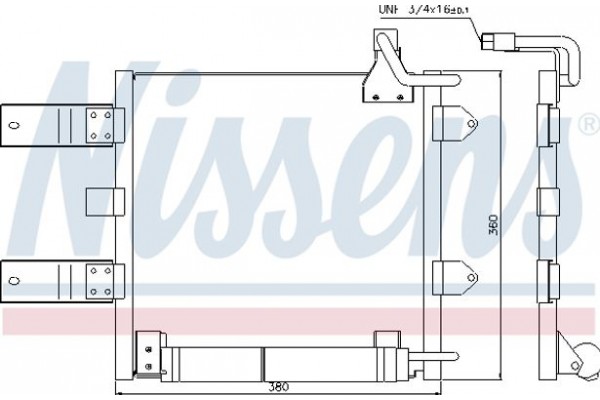 Nissens Συμπυκνωτής, σύστ. Κλιματισμού - 94446