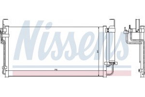 Nissens Συμπυκνωτής, σύστ. Κλιματισμού - 94449