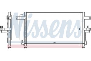 Nissens Συμπυκνωτής, σύστ. Κλιματισμού - 94453