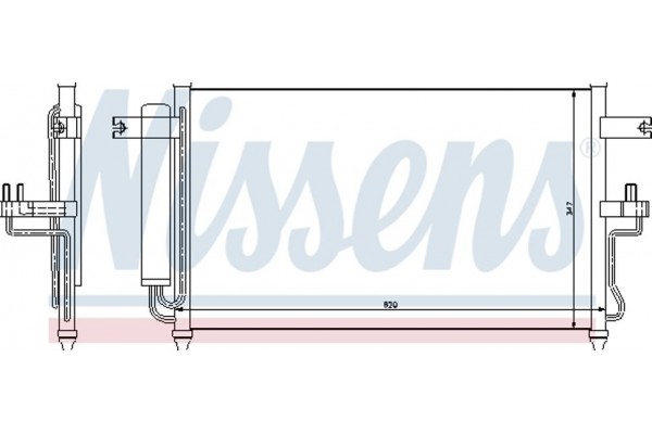 Nissens Συμπυκνωτής, σύστ. Κλιματισμού - 94453