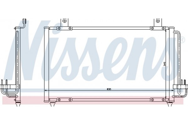 Nissens Συμπυκνωτής, σύστ. Κλιματισμού - 94456