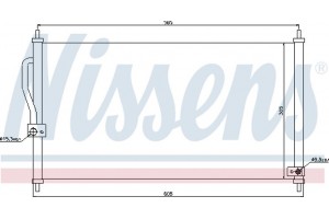 Nissens Συμπυκνωτής, σύστ. Κλιματισμού - 94458