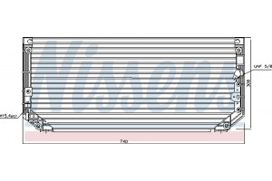 Nissens Συμπυκνωτής, σύστ. Κλιματισμού - 94515