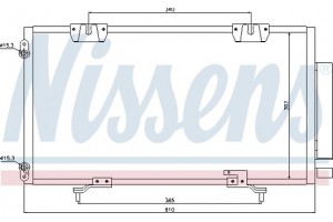 Nissens Συμπυκνωτής, σύστ. Κλιματισμού - 94540