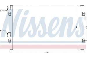 Nissens Συμπυκνωτής, σύστ. Κλιματισμού - 94555