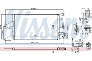 Nissens Συμπυκνωτής, σύστ. Κλιματισμού - 94565
