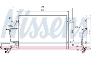Nissens Συμπυκνωτής, σύστ. Κλιματισμού - 94594