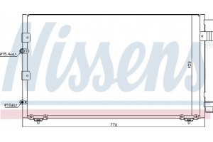 Nissens Συμπυκνωτής, σύστ. Κλιματισμού - 94608