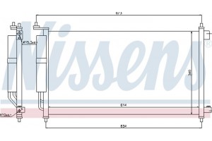 Nissens Συμπυκνωτής, σύστ. Κλιματισμού - 94621