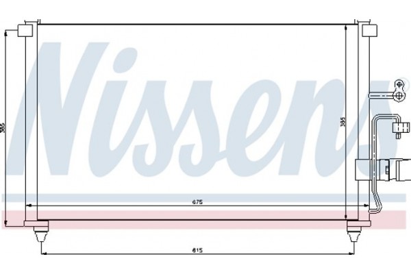 Nissens Συμπυκνωτής, σύστ. Κλιματισμού - 94639