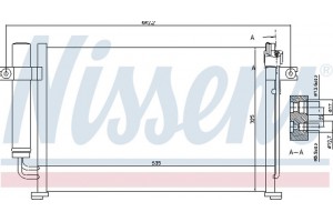 Nissens Συμπυκνωτής, σύστ. Κλιματισμού - 94647