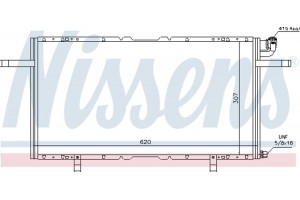 Nissens Συμπυκνωτής, σύστ. Κλιματισμού - 94686