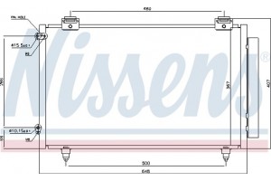 Nissens Συμπυκνωτής, σύστ. Κλιματισμού - 94719