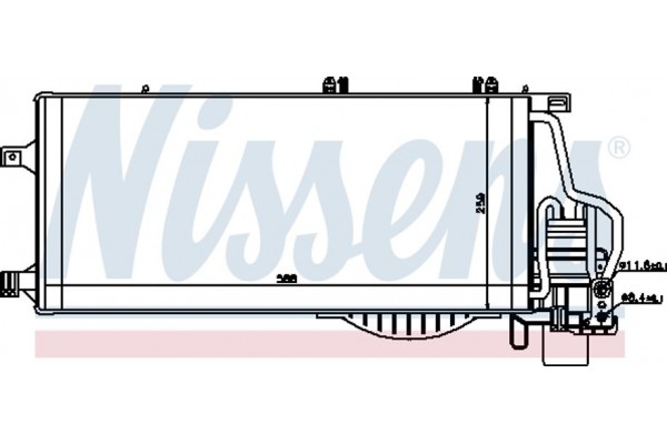 Nissens Συμπυκνωτής, σύστ. Κλιματισμού - 94722